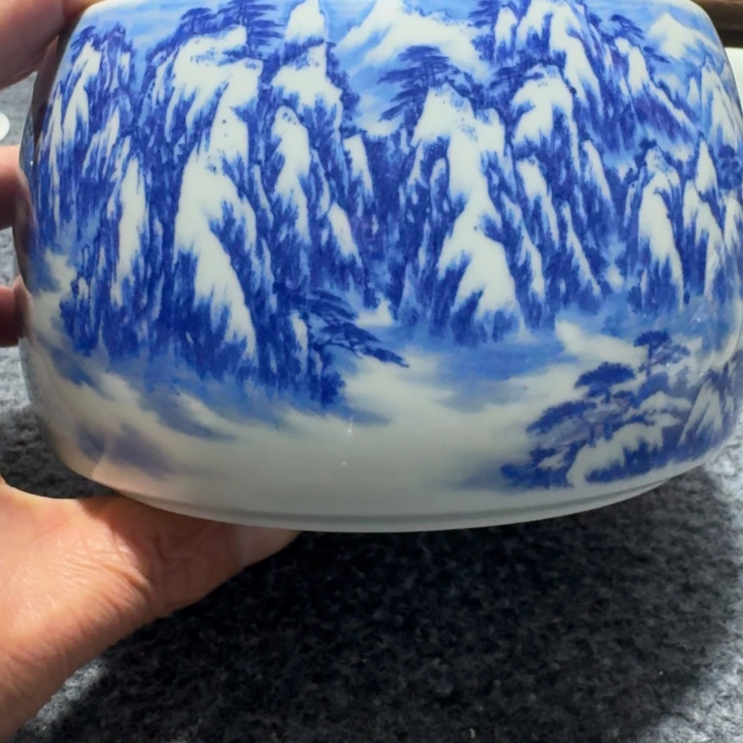 水***亭现代景德镇陶瓷手绘茶具