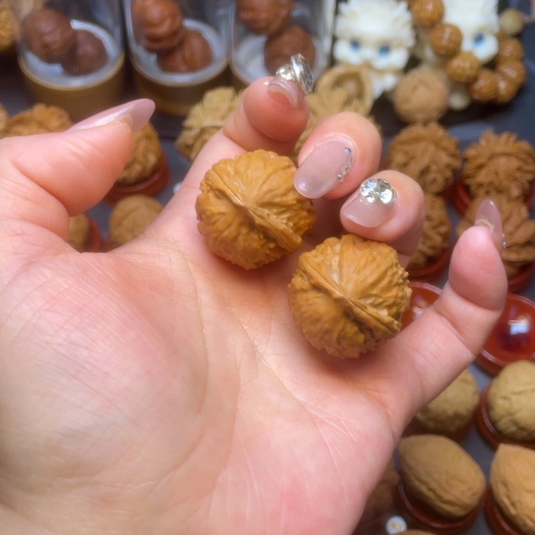 文玩核桃把件胖头坨