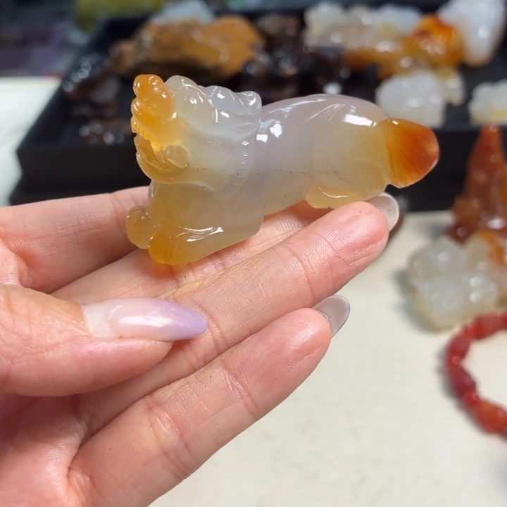 玛瑙/玉髓未镶嵌吊坠(不含链)