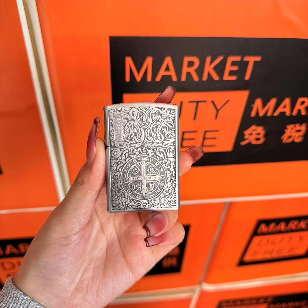 【火机总仓福利】佐罗复古打火机防风创意浮雕刻个性康斯坦丁纹