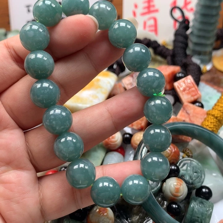 翡翠未镶嵌颈饰保真天然A货翡翠