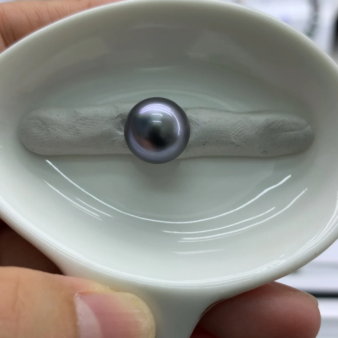 海水珍珠裸珠11.+蓝莓 安安