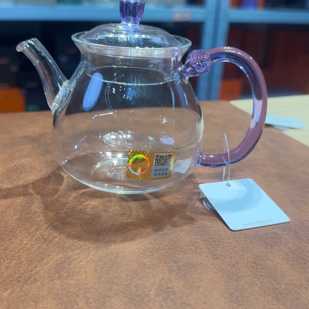 禾器清莲壶浅紫色