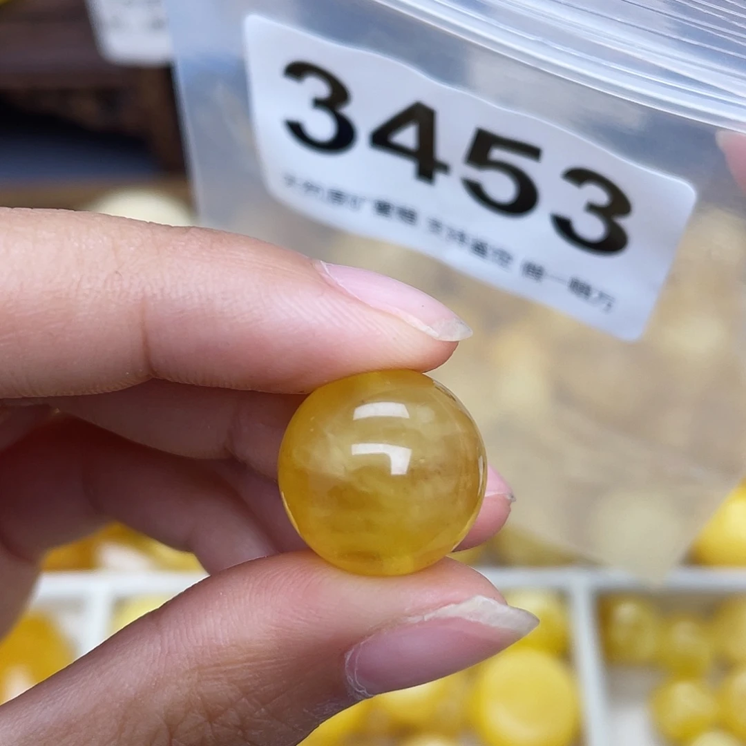 蜜蜡未镶嵌珠宝奇石粉15.7