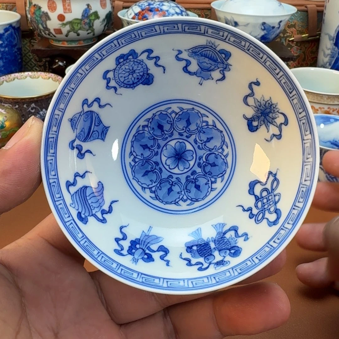 杯子景德镇全手工手绘陶瓷