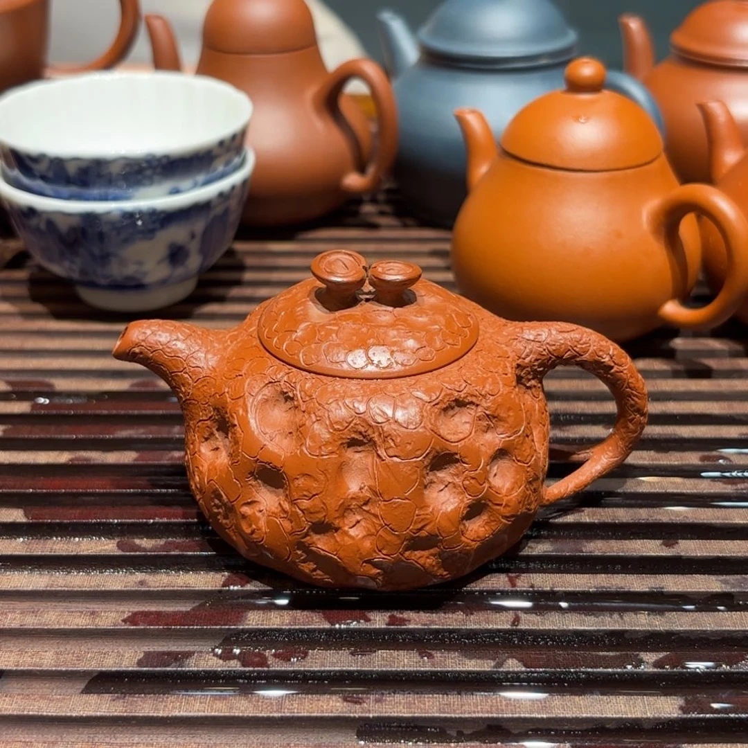 紫砂壶九十年代朱泥供春115cc