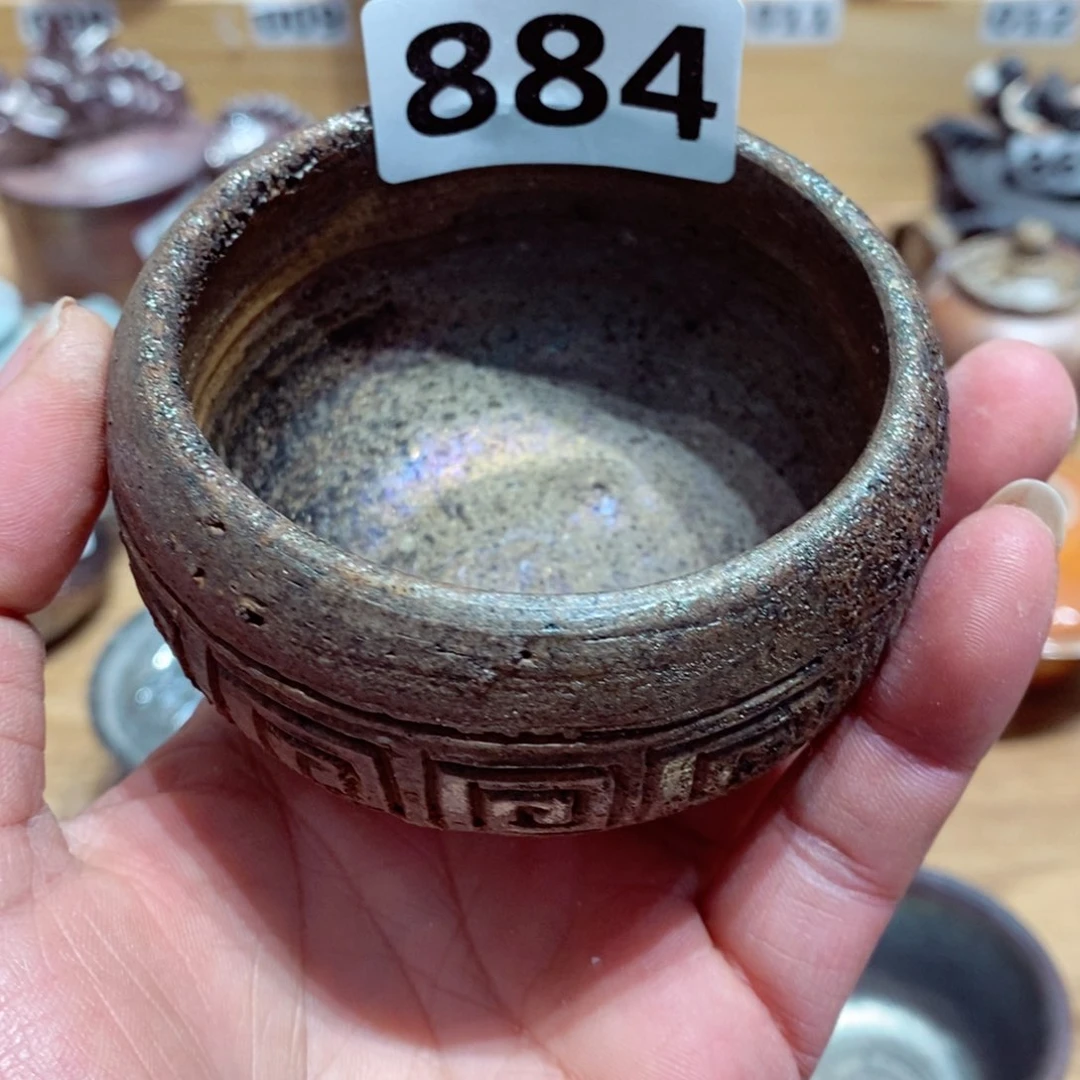瑕疵，柴烧茶具陶瓷杯子