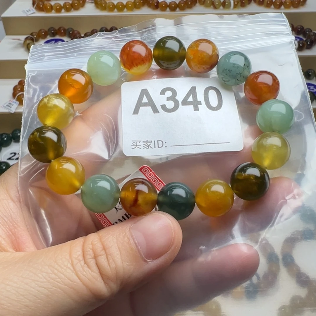 未镶嵌蛇纹石玉手链
