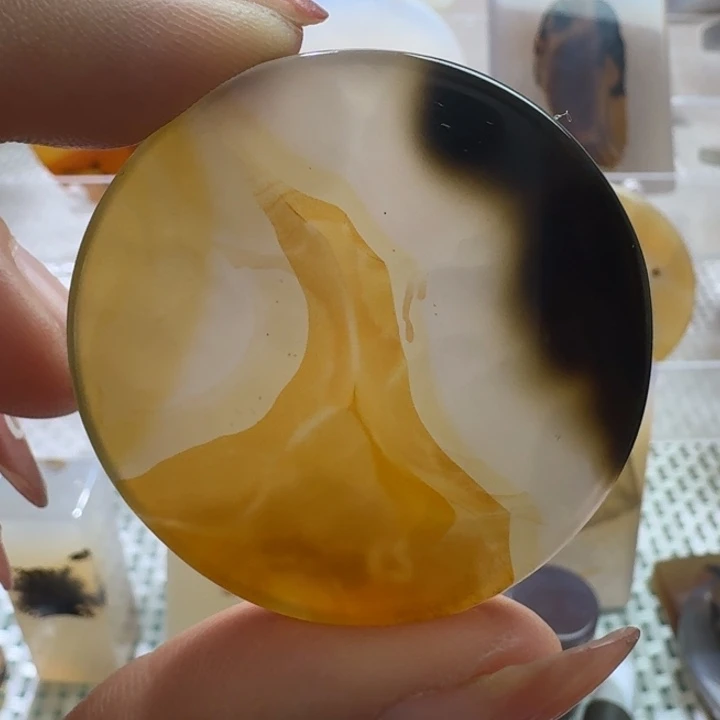 玛瑙/玉髓未镶嵌项链