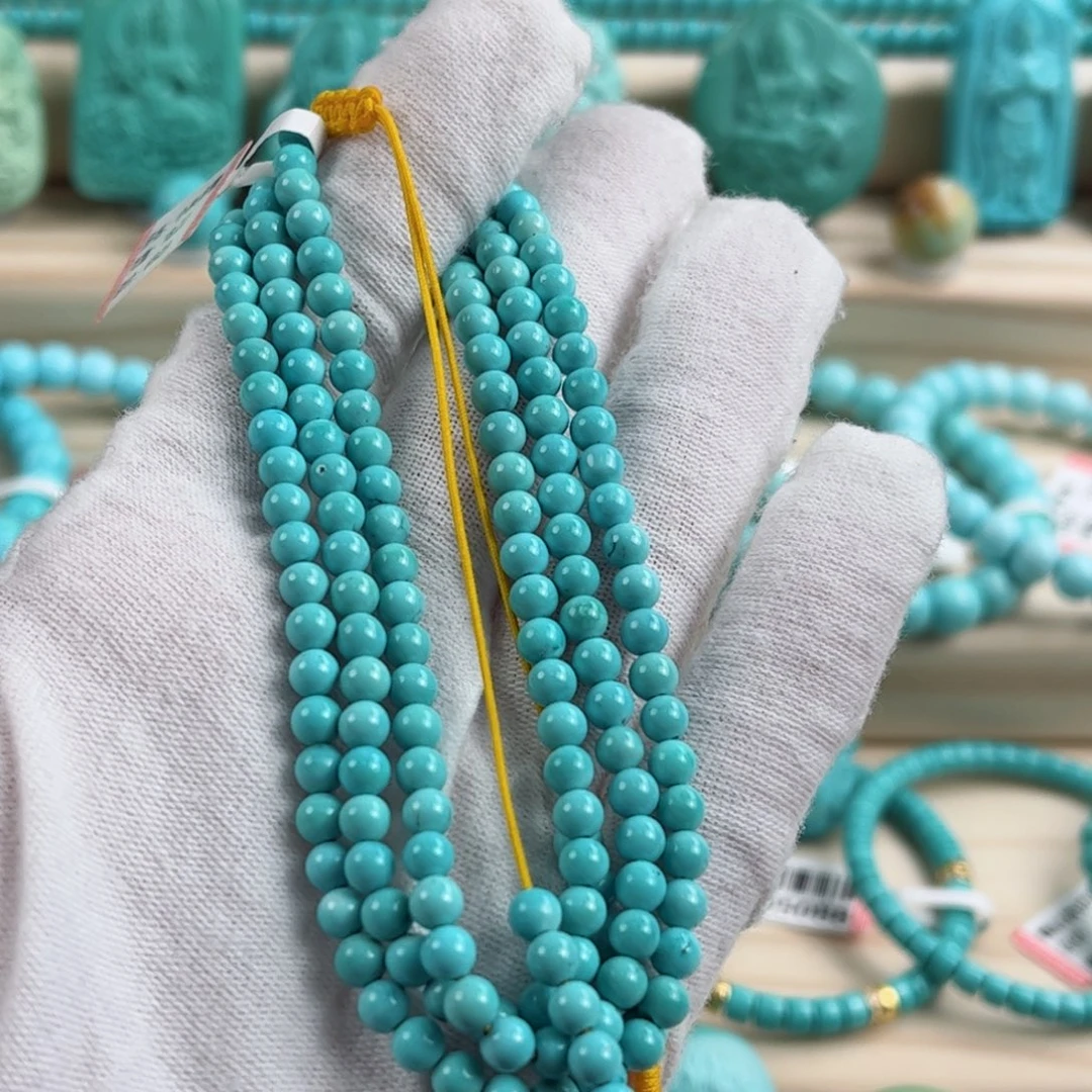 未镶嵌绿松石尺寸4.3mm