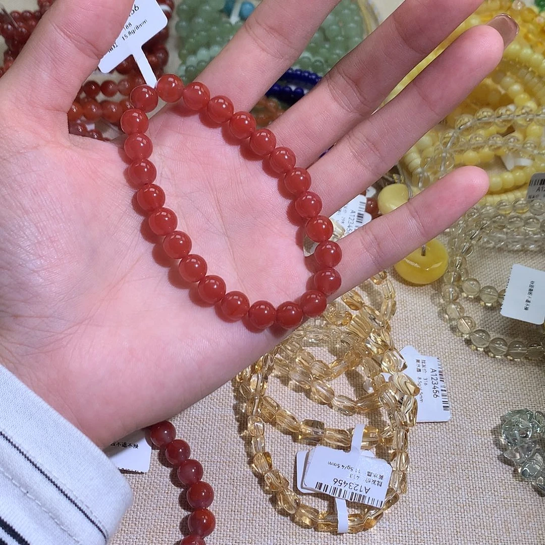 *****南红玛瑙未镶嵌手链
