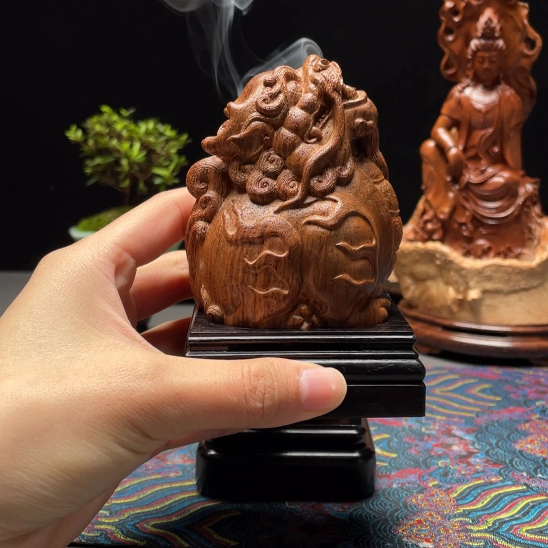 香榧木金*张花梨木香炉