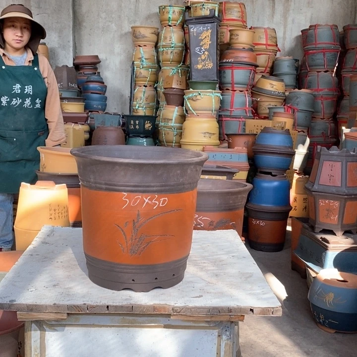 紫砂花盆紫砂艺术