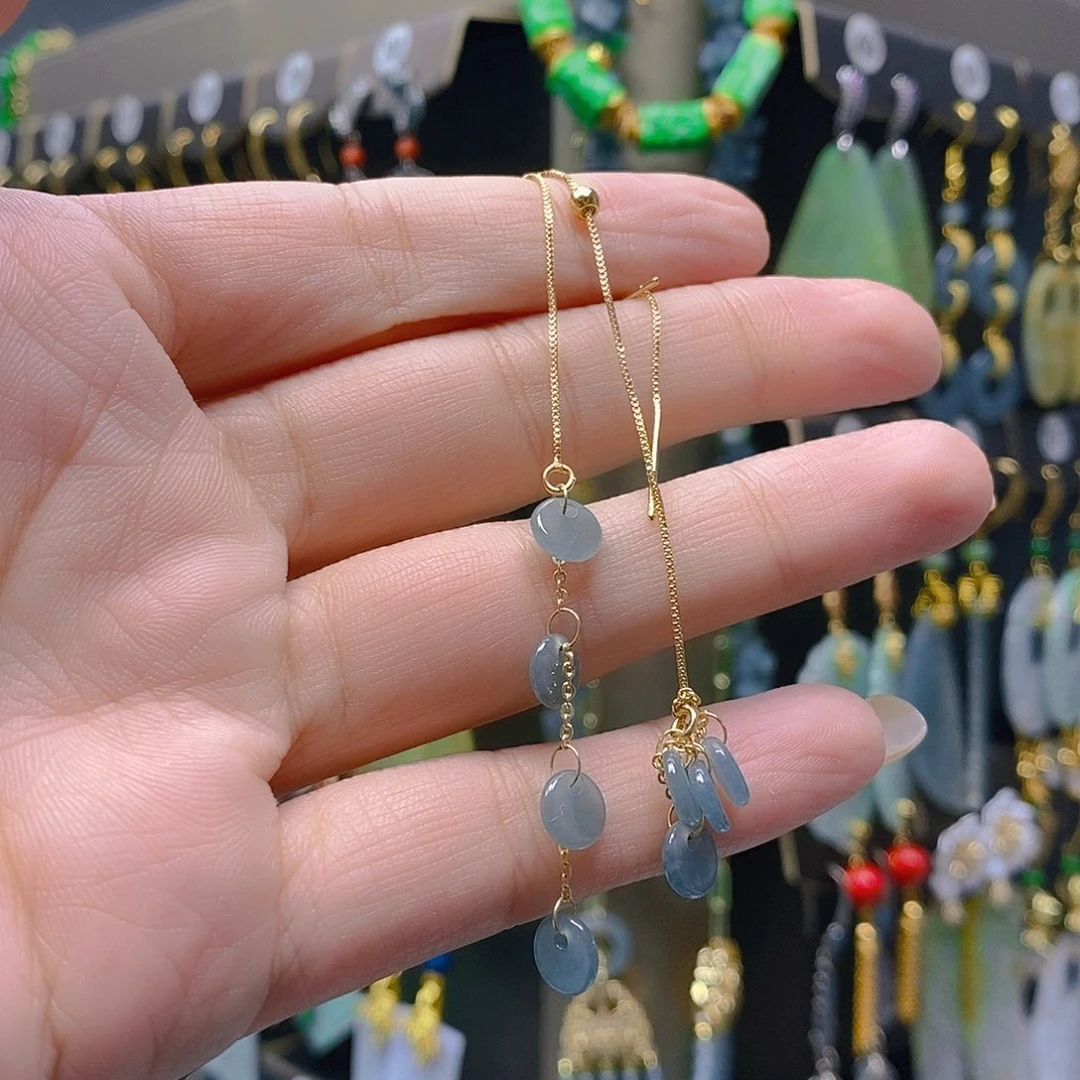 未镶嵌翡翠耳饰翡翠