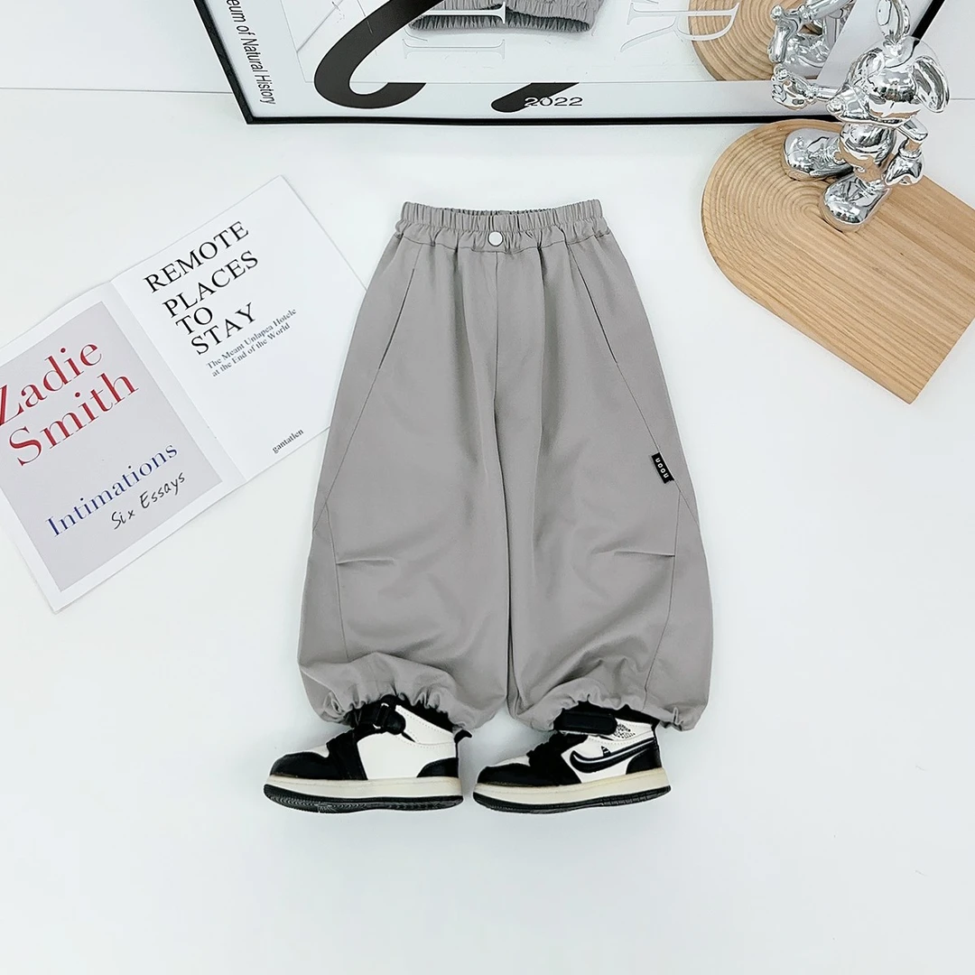 儿童裤子春秋款男童休闲裤2025秋新款秋装 BQ25819Z 悠悠童话童装