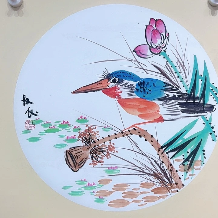 国画王友民老师国画朵