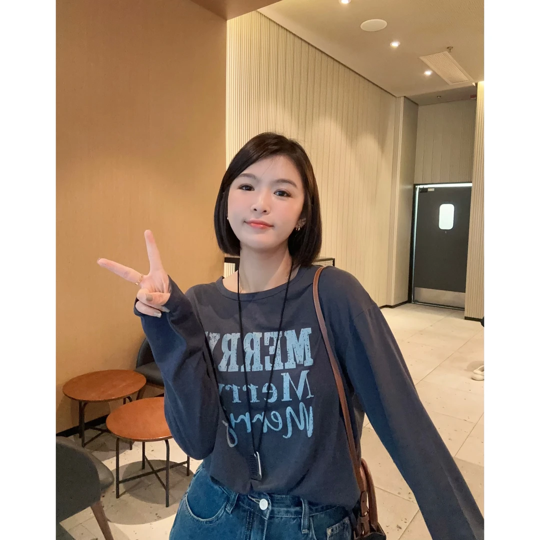 【面膜Tee】后背镂空设计~水光肌触肤感冰凉超薄圆领长袖防晒T恤