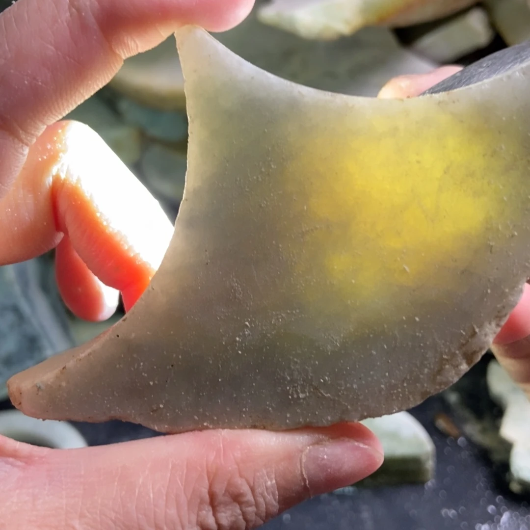 翡翠未镶嵌挂件天然翡翠