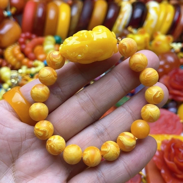 树脂制品38号貔貅手串