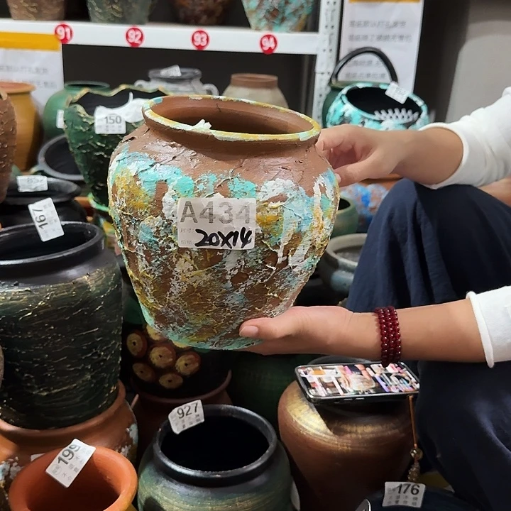 93彩绘高度20口径14