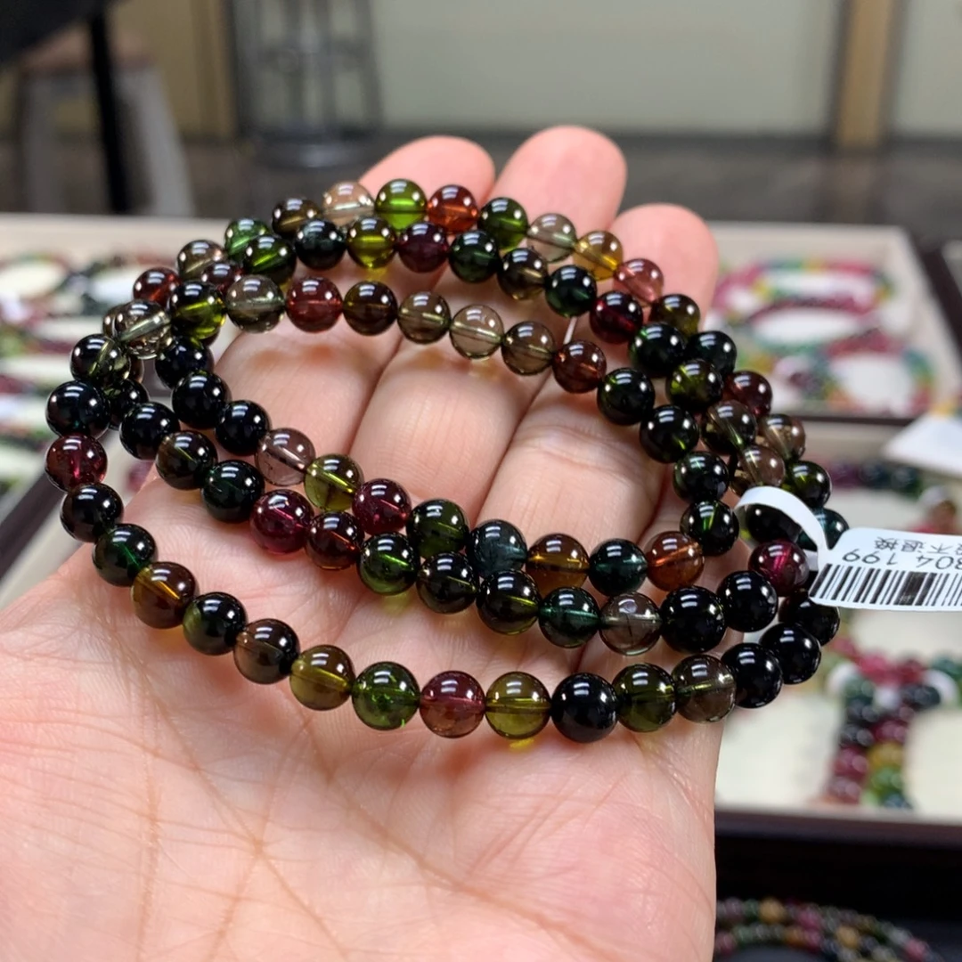 手链碧玺未镶嵌6.6左右