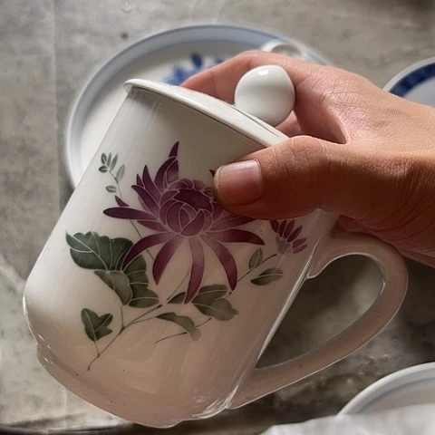 陶瓷办公杯一个陶瓷