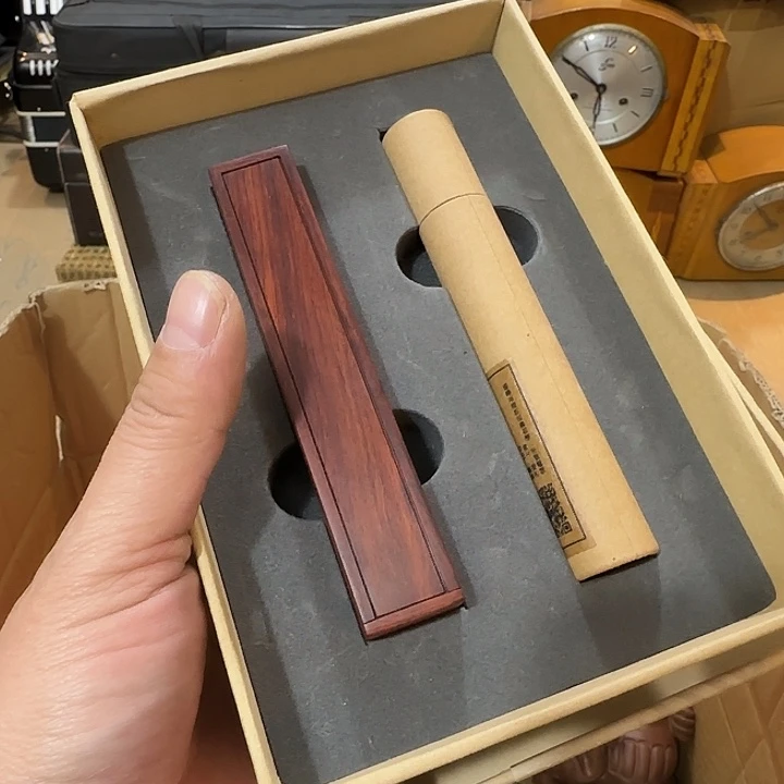 南***地大叶紫檀（黑酸枝木类）老物件老物件
