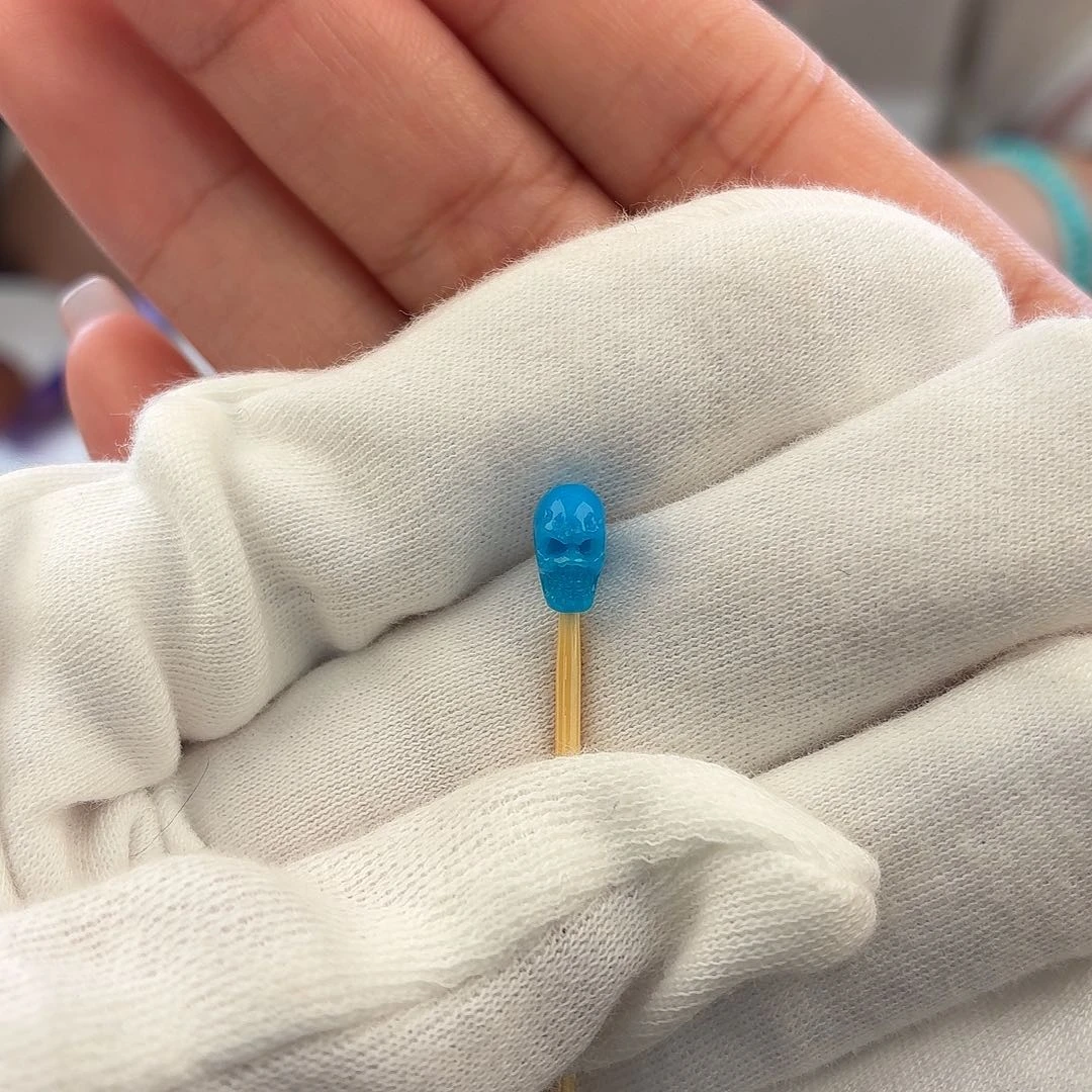 未镶嵌绿松石绿松石7.5mm