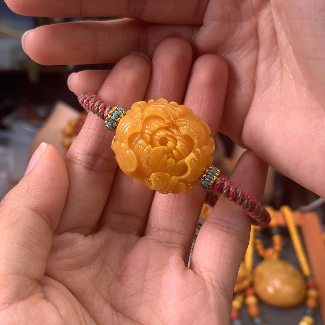 手绳蜜蜡未镶嵌天然