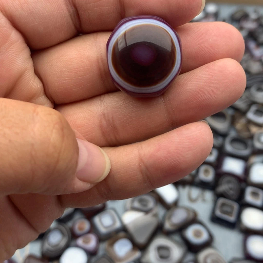 金***M玛瑙/玉髓合金颈饰