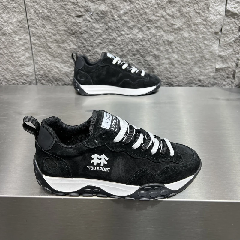 166-13秋季新款皮面男鞋舒适百搭休闲鞋男士阿甘鞋（标准码）