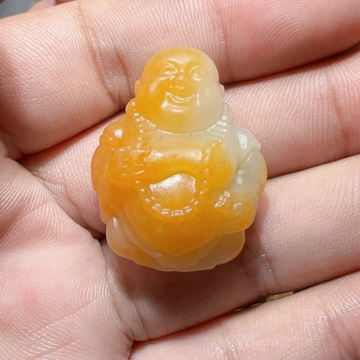 和田玉未镶嵌颈饰萍**蓬