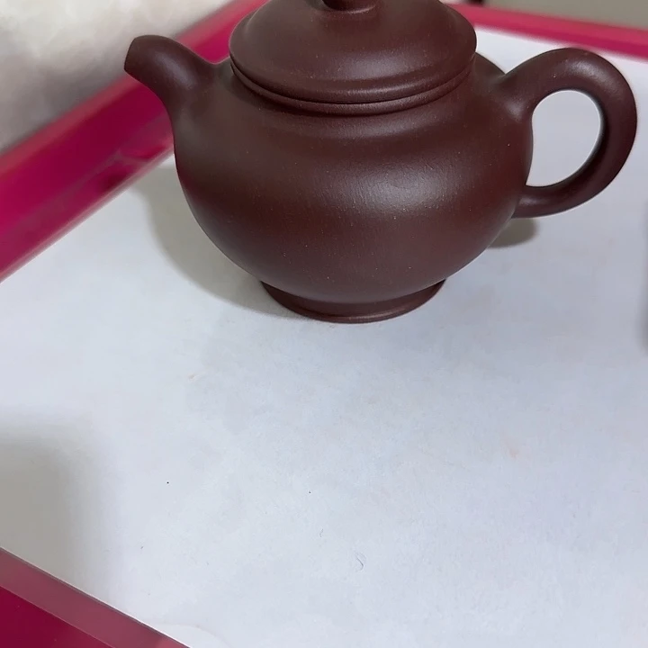 梦***茶壶紫砂紫泥掇只260cc半手