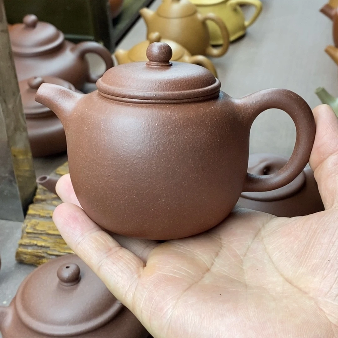 紫砂茶壶微瑕袍遵190容量