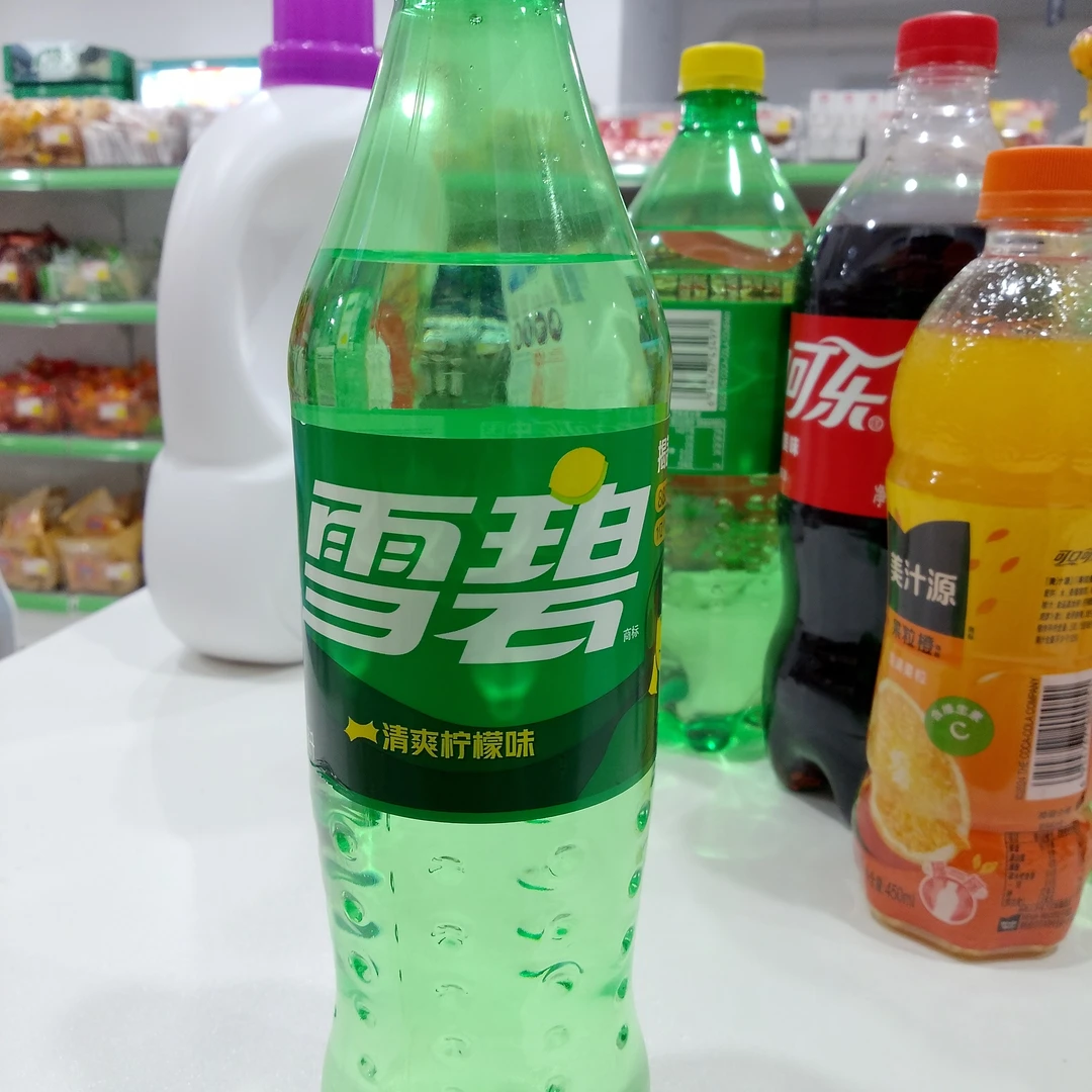 雪碧清爽柠檬味汽水饮料同城送