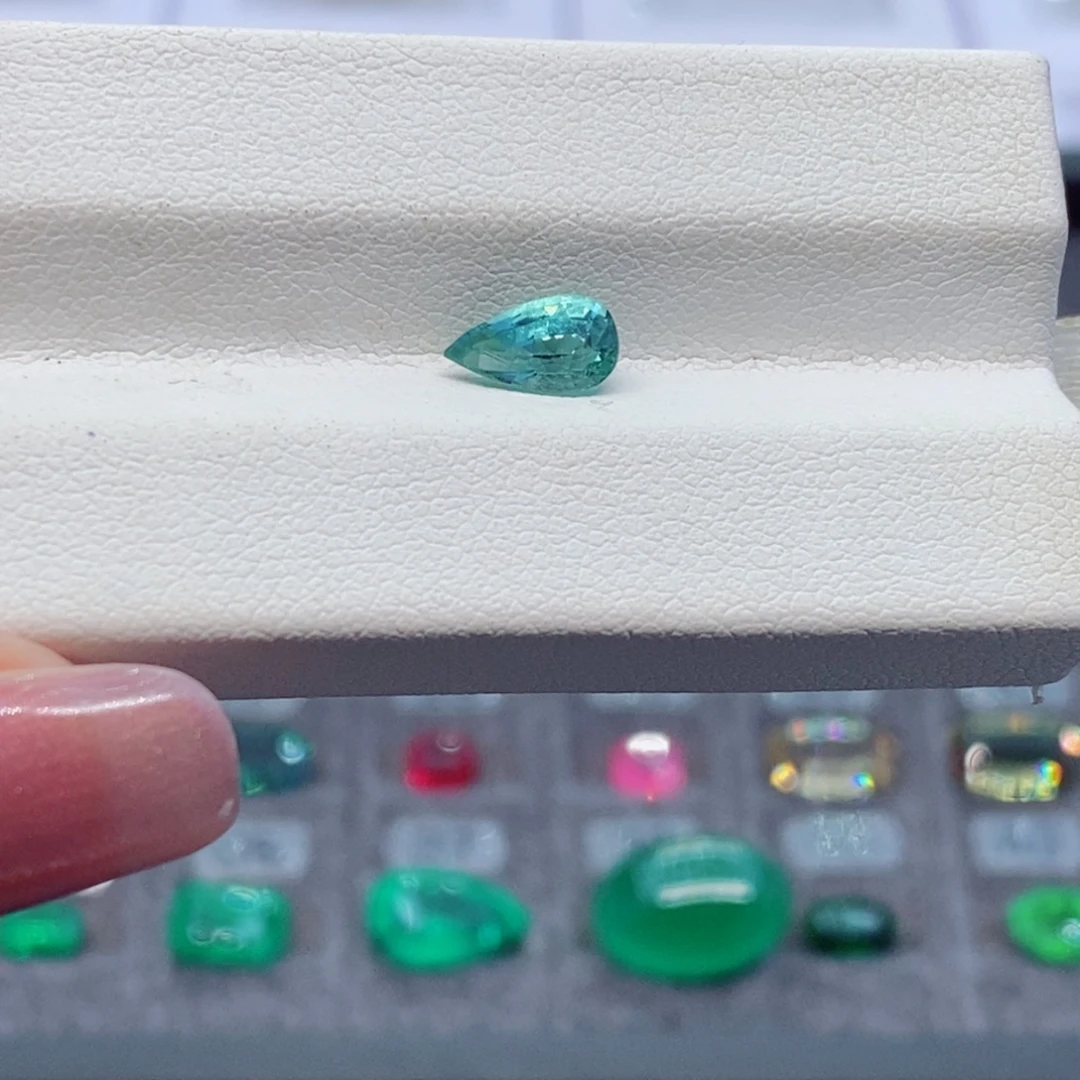 未镶嵌裸石碧玺蒂家蓝79分