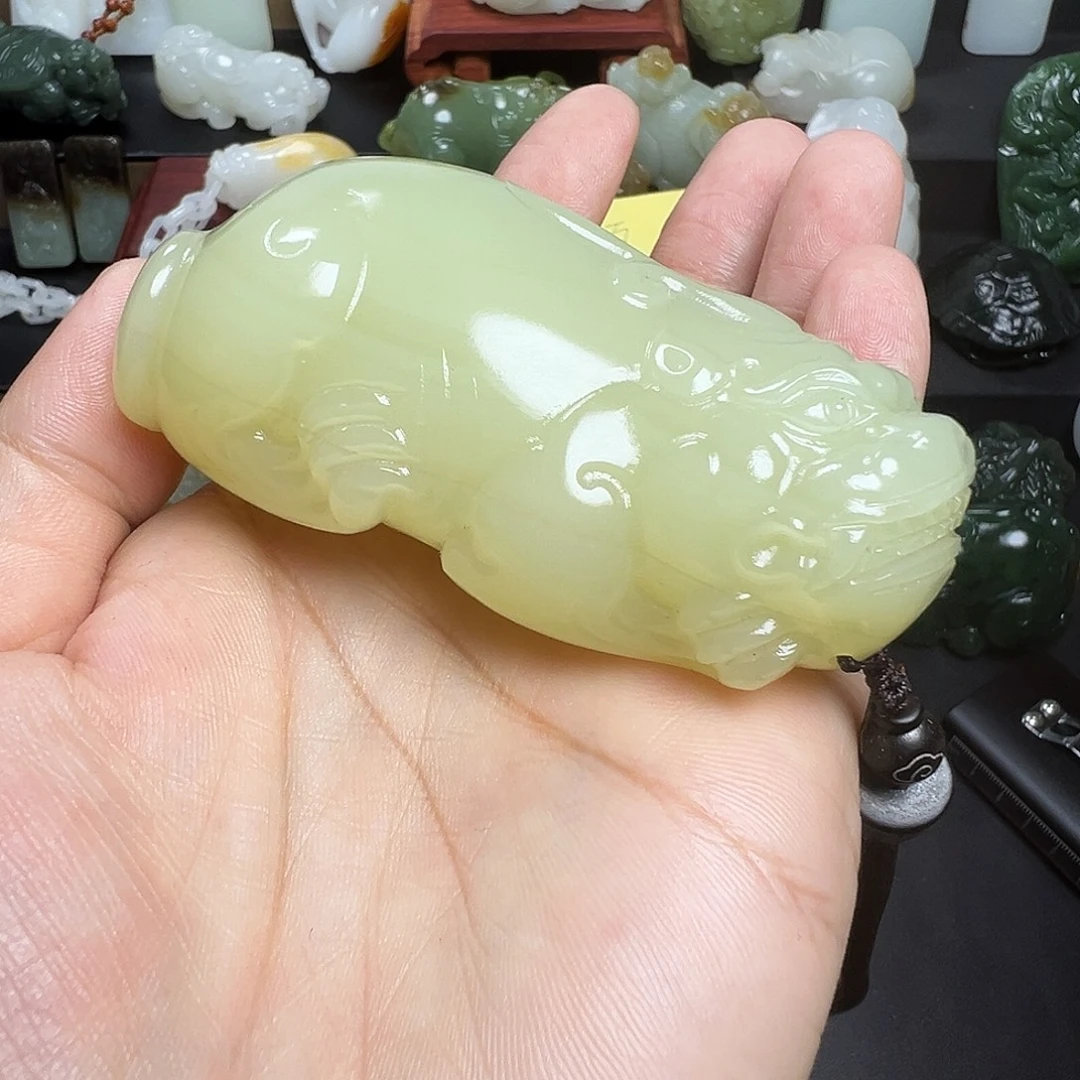 软玉未镶嵌把件天然