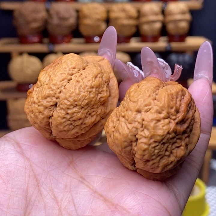 文玩核桃把件三羊王13号38尺