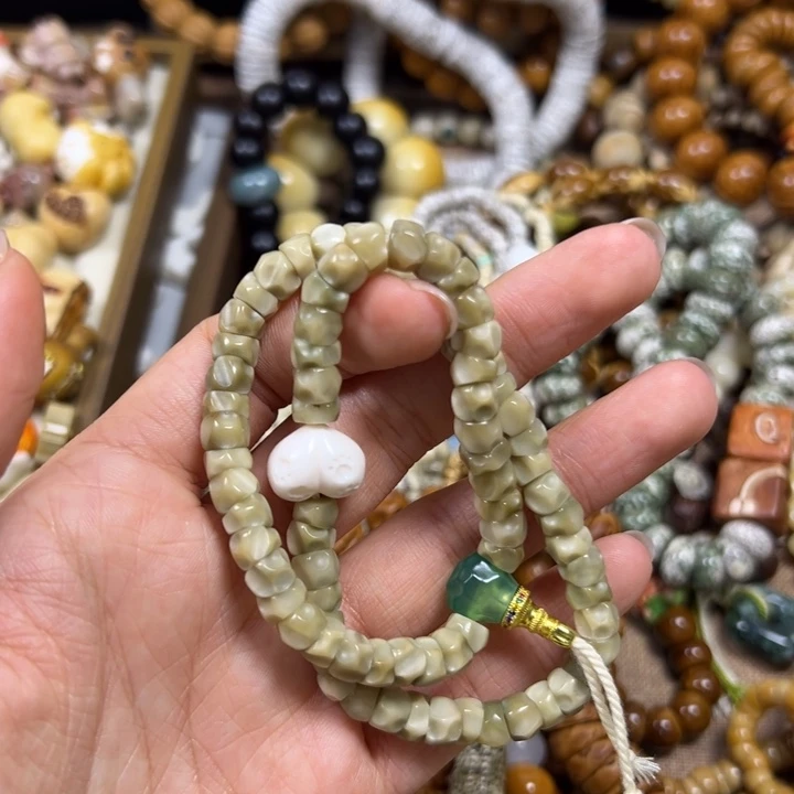 巧***哇菩提根/象牙果吊坠双圈