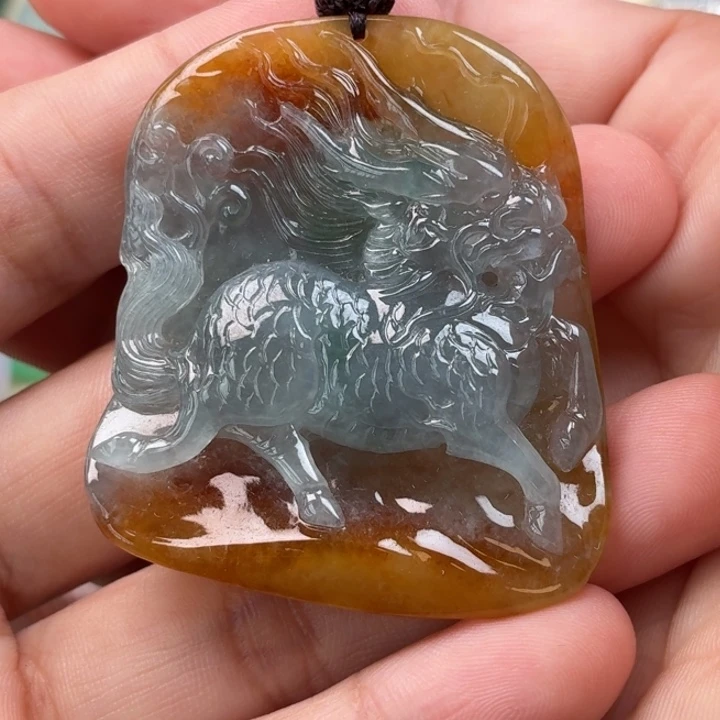 颈饰未镶嵌翡翠天然翡翠a货