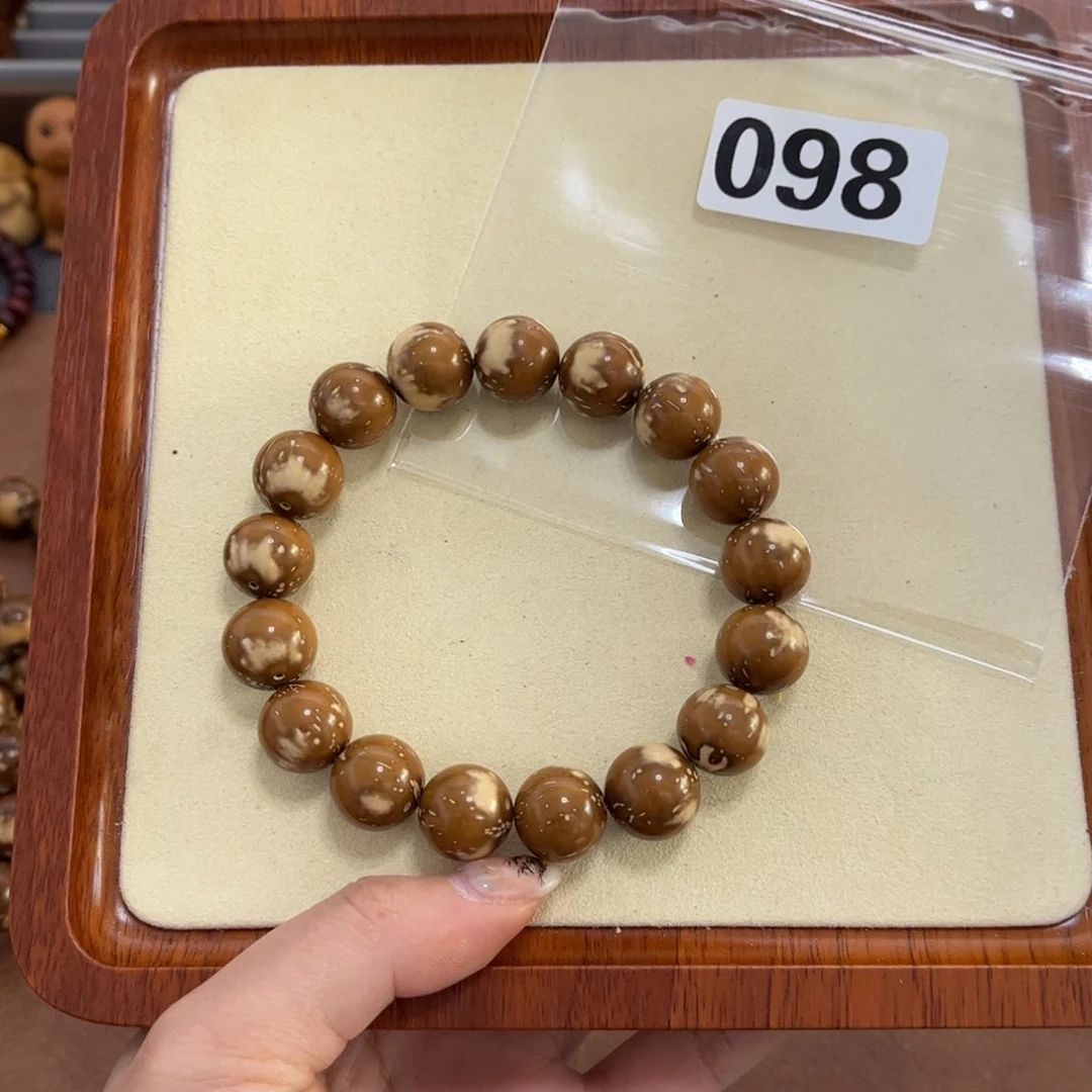 紫金鼠手串14.5圆珠孤品098