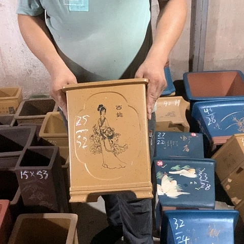 花盆紫砂手工艺品