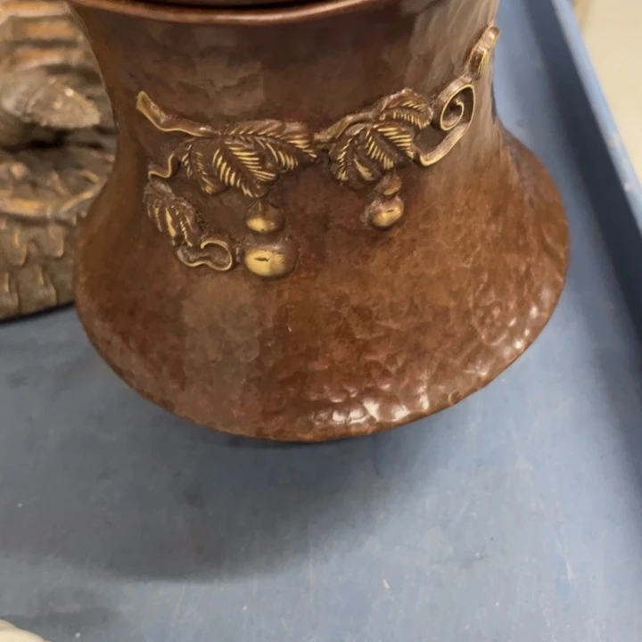 铜中古艺术品摆件