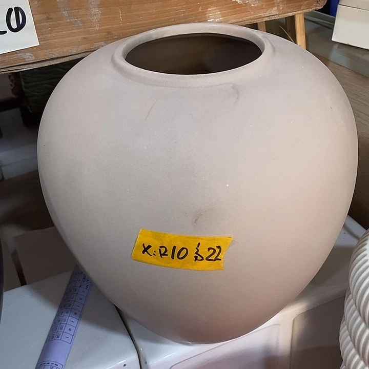 摆件陶盆有孔 微瑕介意勿拍