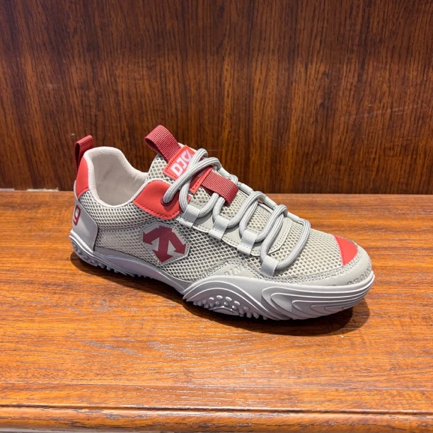 夏季新款低帮系带拼接网面透气舒适防滑软底运动鞋休闲百搭男鞋