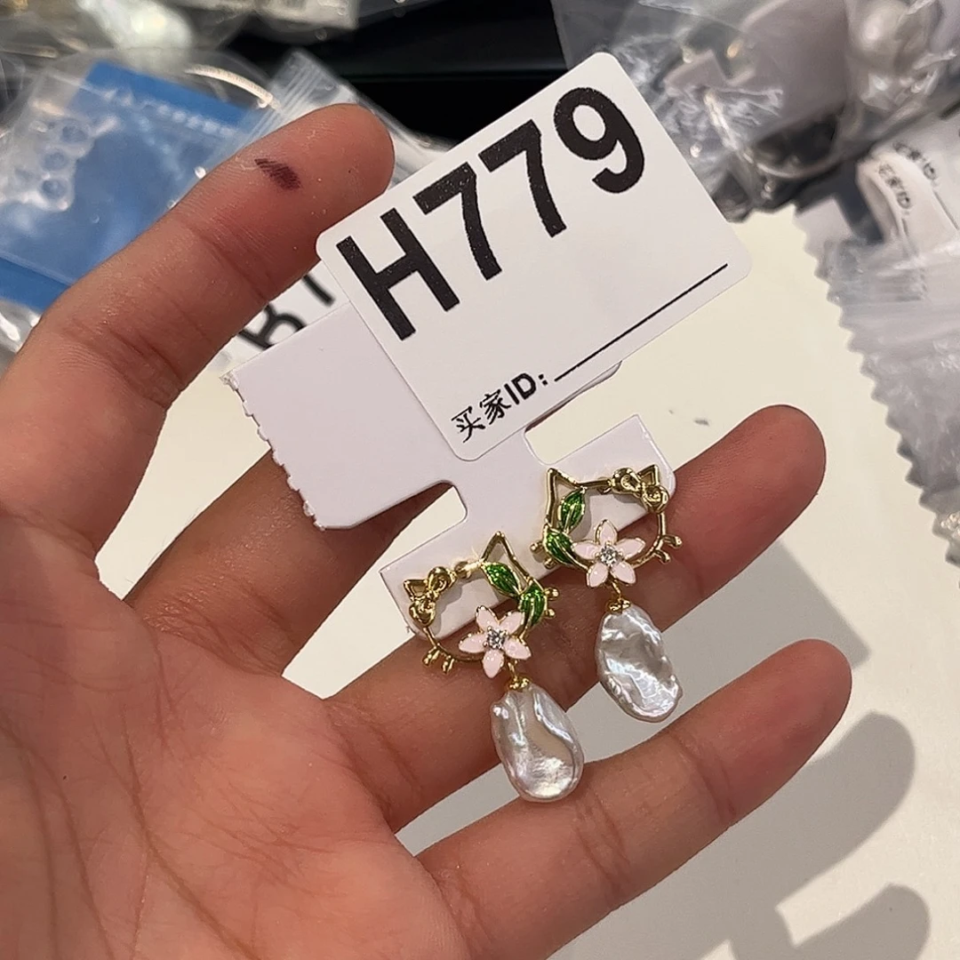 耳饰淡水珍珠合金