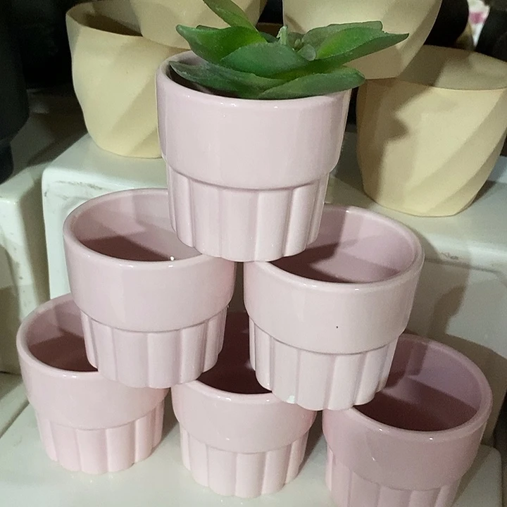 摆件多肉植物盆瑕疵有孔