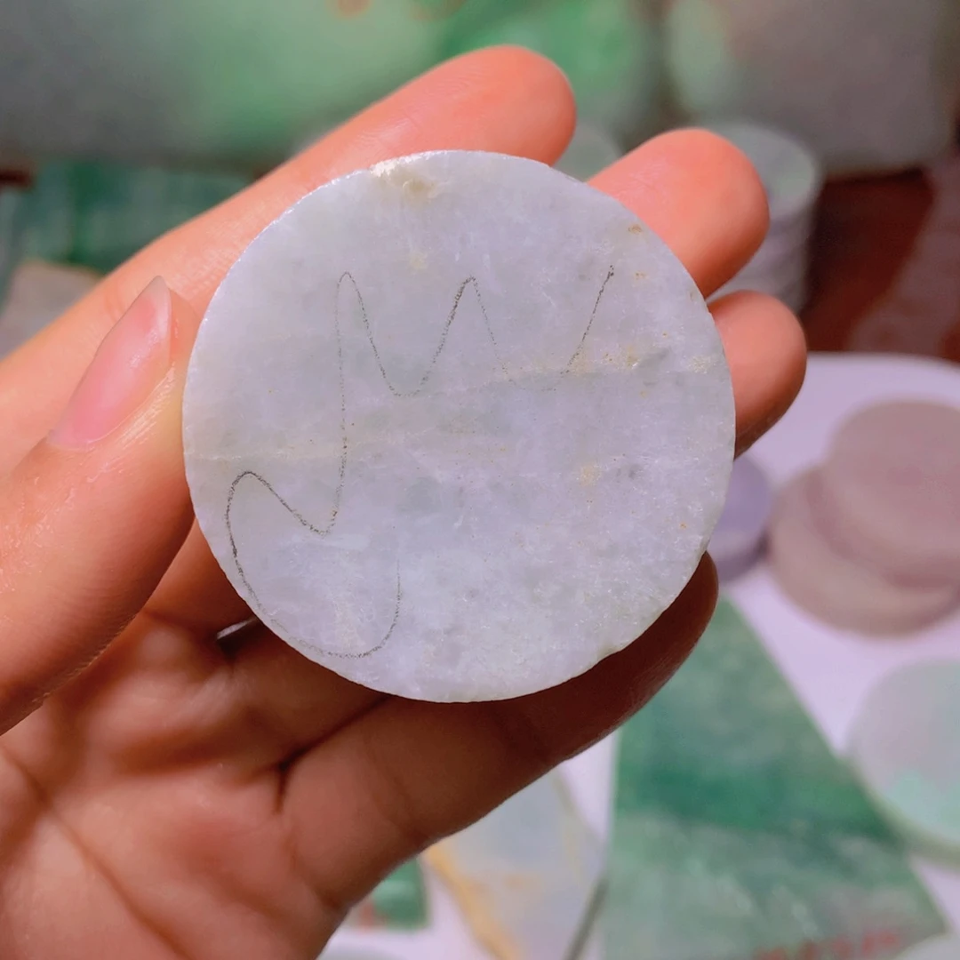 翡翠裸石缅甸翡翠A货346