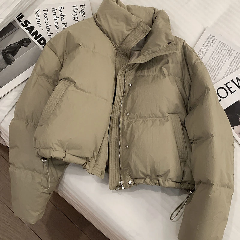【618】棉服女秋冬季2025新款韩版韩系小个子加厚棉袄面包服外套