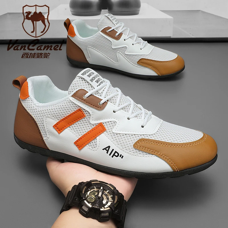 VANCAMEL/西域骆驼春秋新款休闲运动鞋百搭网面运动鞋潮流夏季